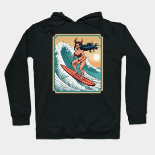 Succubus surf riding Hoodie